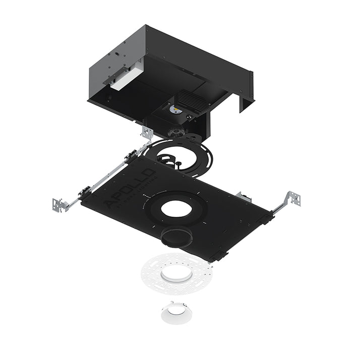 Nora NHAPIC-3R05L2 3" Apollo Round IC Air-Tight Housing with Field Changeable Optics, 1500 Lumen, 120V