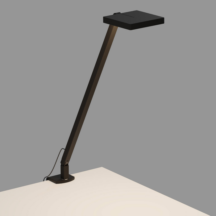 Koncept FCD-1 Focaccia Solo LED Desk Lamp - Matte Black/Two-piece Clamp