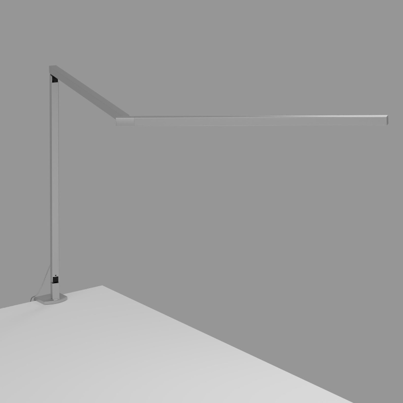 Koncept ZBD3000 Z-Bar Pro Gen 4 LED Desk Lamp - Silver/Two-piece Clamp