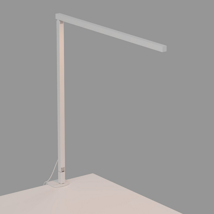 Koncept ZBD1000 Z-Bar Solo Gen 4 LED Desk Lamp - Matte White/Two-piece Clamp