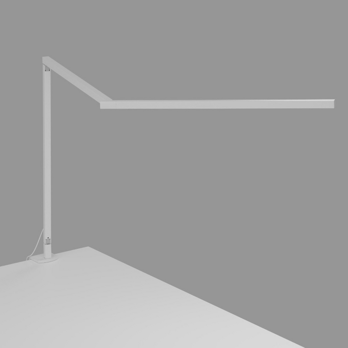 Koncept ZBD3000 Z-Bar Gen 4 LED Desk Lamp - Matte White/Two-piece Clamp