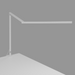 Koncept ZBD3000 Z-Bar Gen 4 LED Desk Lamp - Matte White/Two-piece Clamp