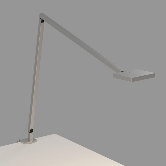 Koncept FCD-2 Focaccia LED Desk Lamp - Silver/Two-piece Clamp