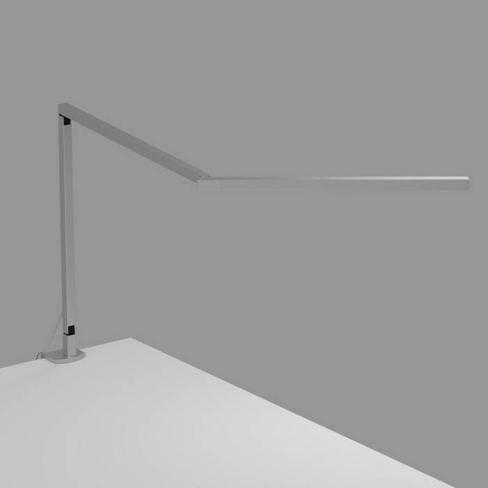 Koncept ZBD3100 Z-Bar Mini Pro Gen 4 LED Desk Lamp - Silver/Two-piece Clamp