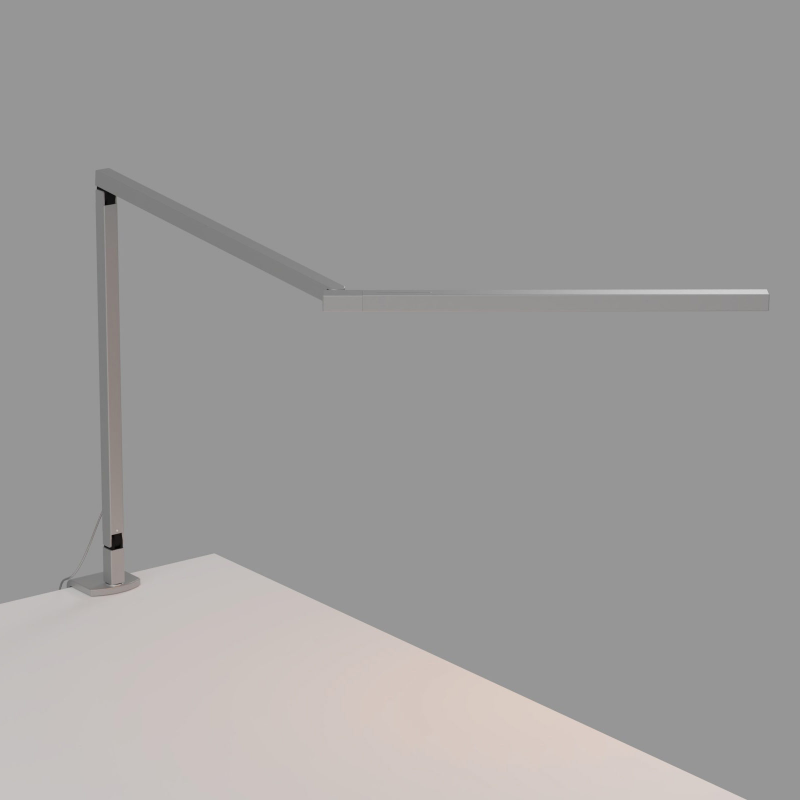 Koncept ZBD3100 Z-Bar Mini Gen 4 LED Desk Lamp - Silver/Two-piece Clamp