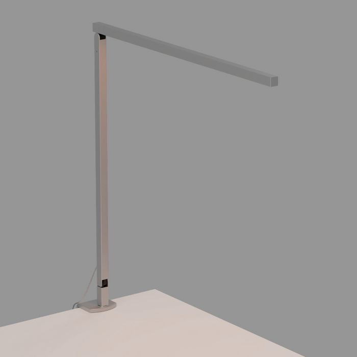 Koncept ZBD1000 Z-Bar Solo Gen 4 LED Desk Lamp - Silver/Two-piece Clamp