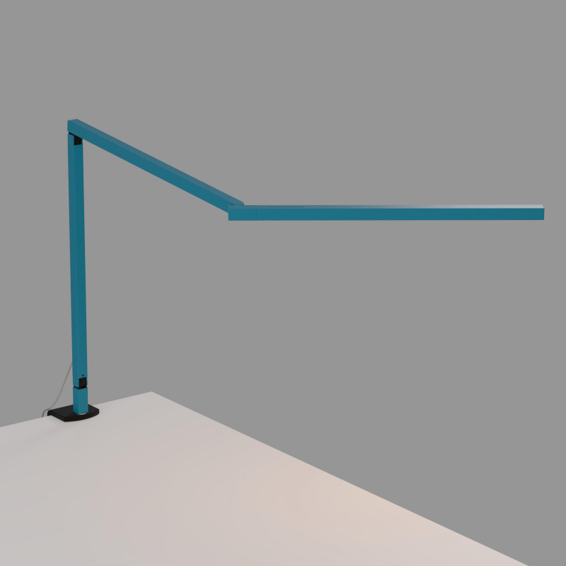 Koncept ZBD3100 Z-Bar Mini Gen 4 LED Desk Lamp - Koncept Blue/Two-piece Clamp