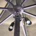 Focus Industries UL03LED Aluminum 3-lt MR8 LED Umbrella Light, 12V - Rust