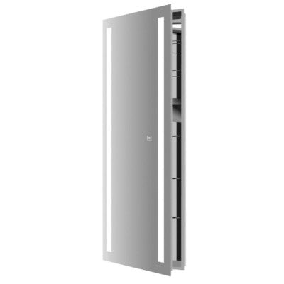 Ascension Lighted Mirror Wardrobe Cabinet