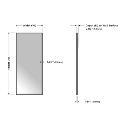 Radiance Lighted Wardrobe Mirror