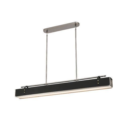 Alora PD307960 Valise 1-lt 60" LED Pendant - Aged Nickel/Tuxedo Leather
