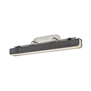 Alora WV307931 Valise 1-lt 32" LED Picture Light with Tuxedo Leather - Aged Nickel/Tuxedo Leather