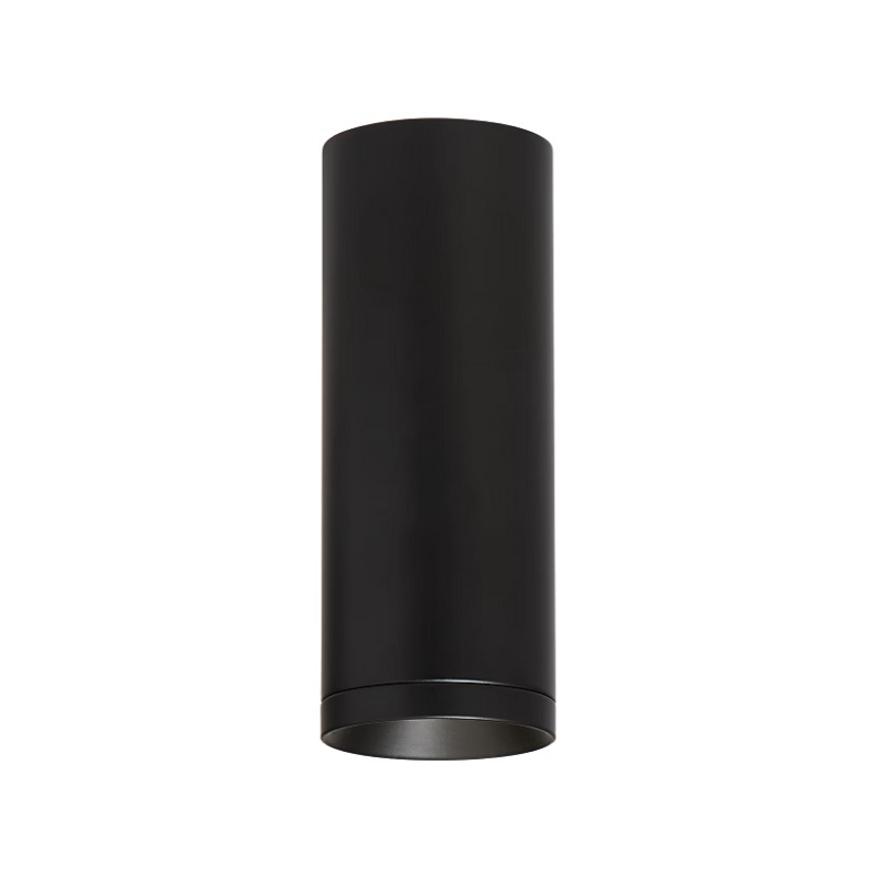 Element EC2R 2" 15W Fixed LED Cylinder, Flush Mount - Black