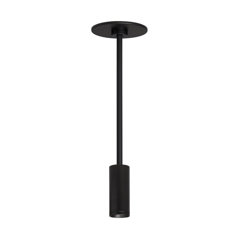 Element EC2R 2" 12W Fixed LED Cylinder, Pendant Mount - Black