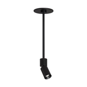 Element EC2R 2" 12W Adjustable LED Cylinder, Warm Dim, Pendant Mount - Black