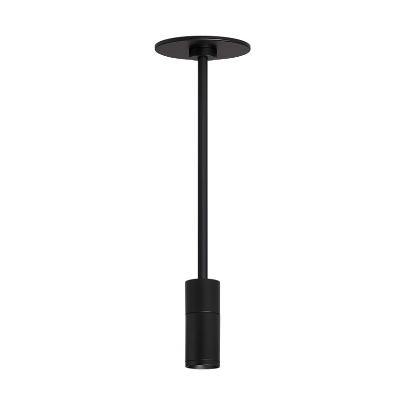 Element EC2R 2" 12W Adjustable LED Cylinder, Warm Dim, Pendant Mount - Black
