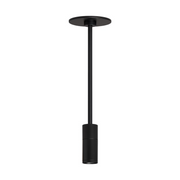 Element EC2R 2" 12W Adjustable LED Cylinder, Pendant Mount - Black