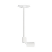 Element EC2R 2" 12W Adjustable LED Cylinder, Pendant Mount - White