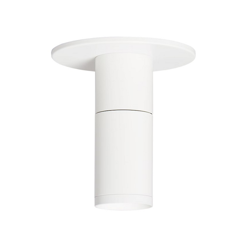 Element EC2R 2" 12W Adjustable LED Cylinder, Warm Dim, Surface Mount - White