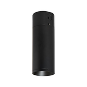 Element EC3R 3" 12W Wall Wash LED Cylinder, Conduit Mount - Black