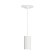 Element EC3R 3" 27W Fixed LED Cylinder, Warm Dim, Cord Mount - White
