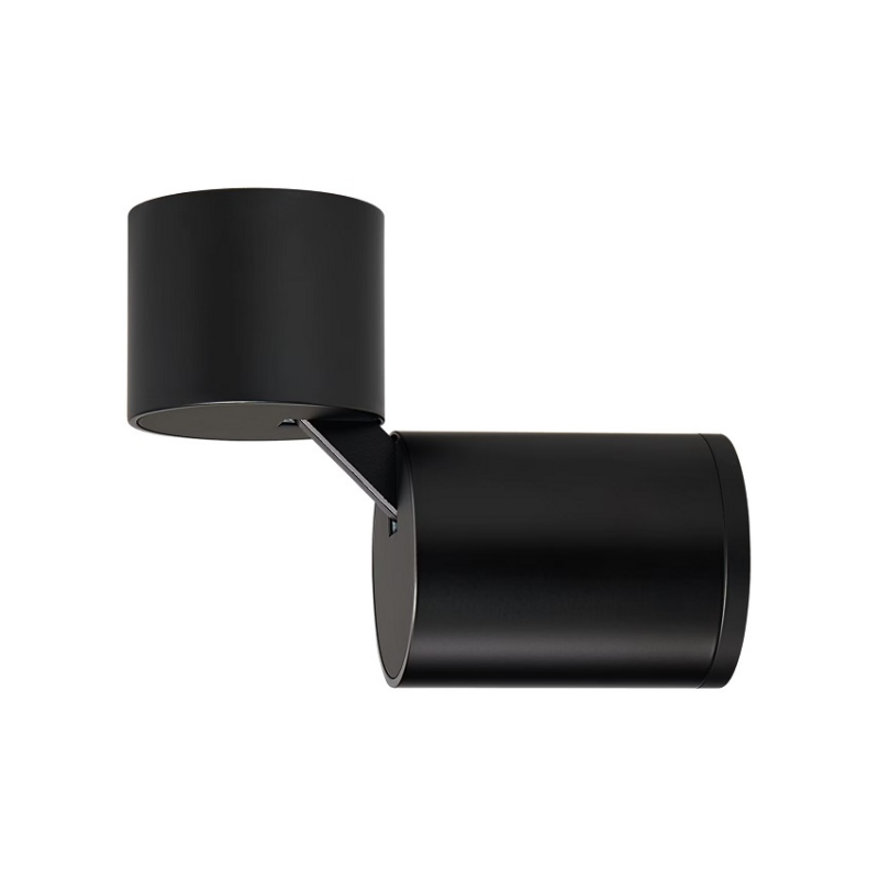 Element EC3R 3" 12W Adjustable LED Cylinder, Flush Mount - Black
