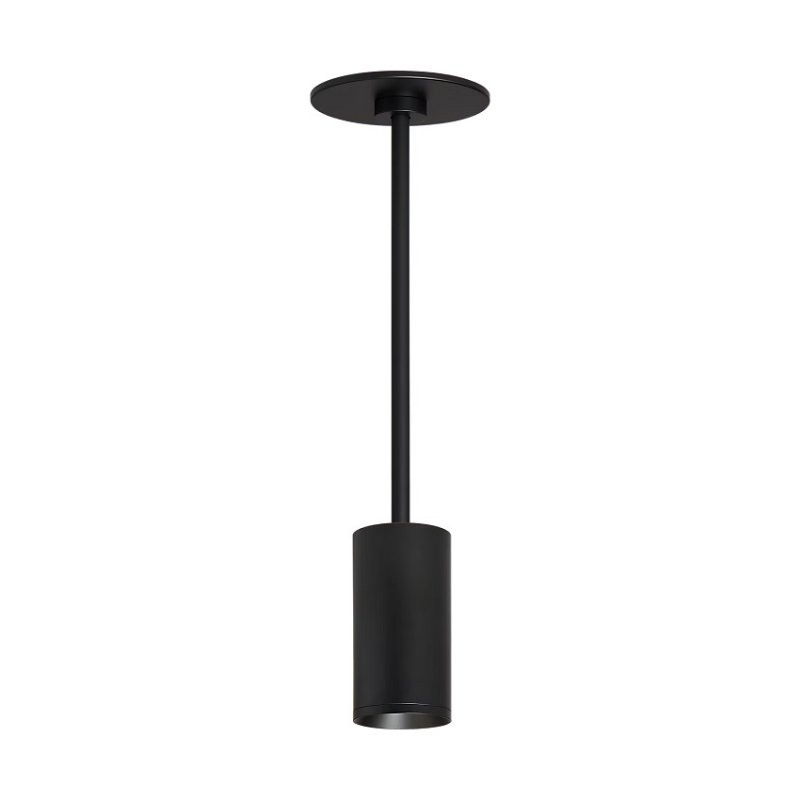 Element EC3R 3" 15W Fixed LED Cylinder, Pendant Mount - Black