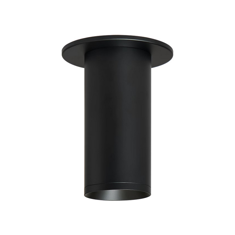 Element EC3R 3" 19W Wall Wash LED Cylinder, Warm Dim, Surface Mount - Black