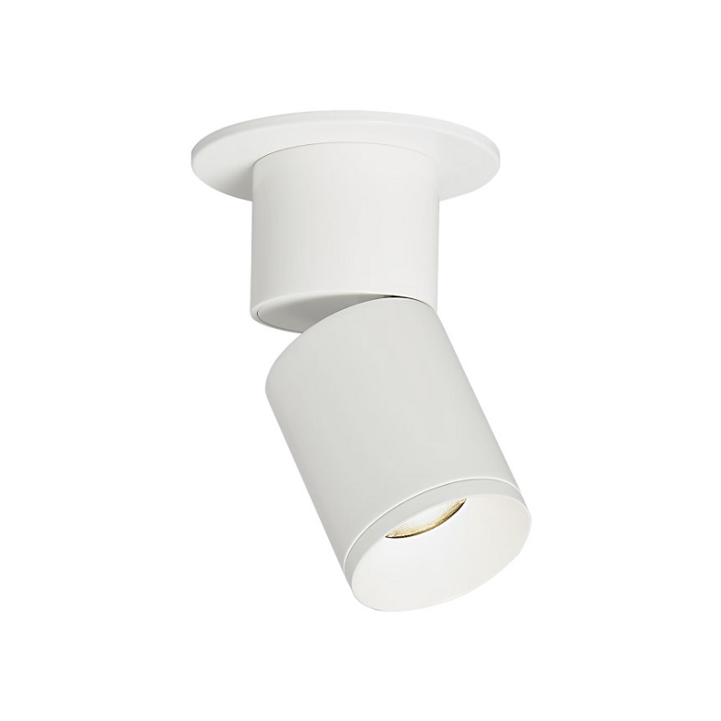 Element EC3R 3" 19W Adjustable LED Cylinder, Warm Dim, Surface Mount - White