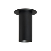Element EC3R 3" 12W Fixed LED Cylinder, Surface Mount - Black