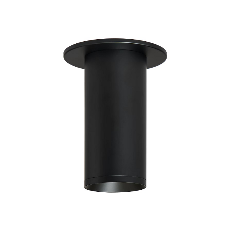Element EC3R 3" 12W Fixed LED Cylinder, Surface Mount - Black