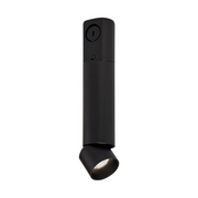 ENTRA 2" 12W Adjustable LED Cylinder, Conduit Mount - Black