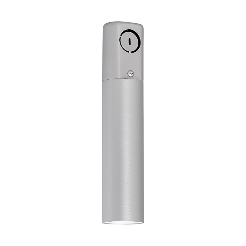 ENTRA 2" 12W Fixed LED Cylinder, Warm Dim, Conduit Mount - Brushed Aluminum