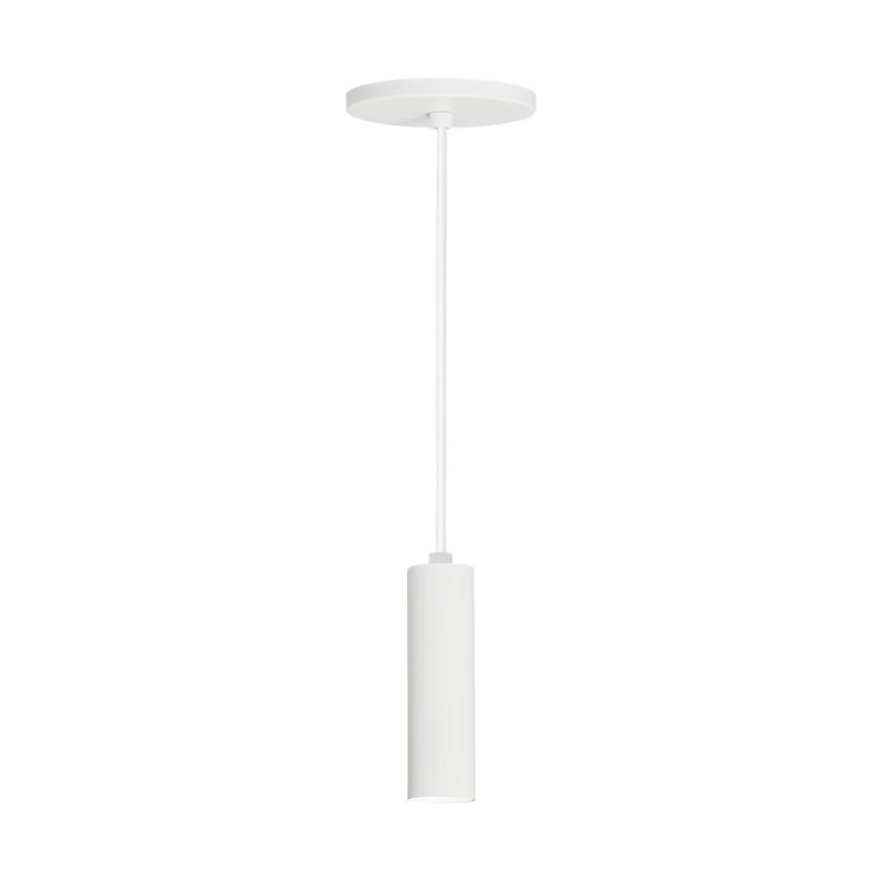 ENTRA 2" 12W Fixed LED Cylinder, Cord Mount - White