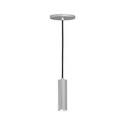 ENTRA 2" 8W Fixed LED Cylinder, Warm Dim, Cord Mount - Brushed Aluminum