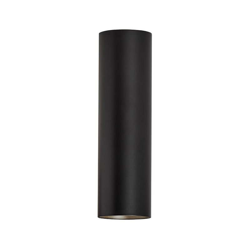 ENTRA 2" 12W Fixed LED Cylinder, Flush Mount - Black