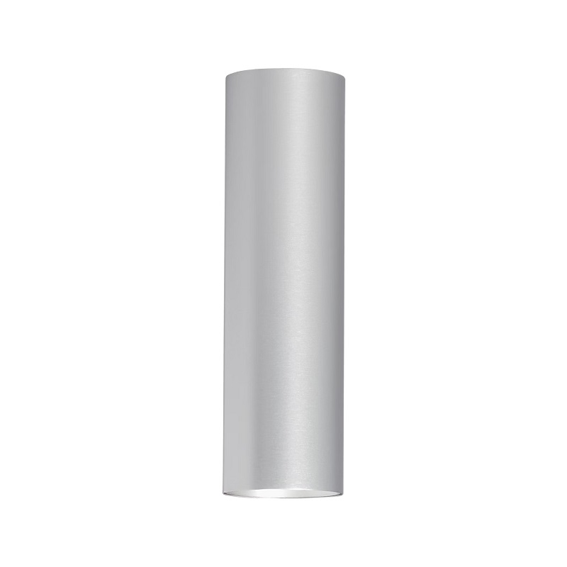 ENTRA 2" 12W Fixed LED Cylinder, Warm Dim, Flush Mount - Brushed Aluminum