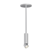 ENTRA 2" 12W Adjustable LED Cylinder, Pendant Mount - Brushed Aluminum