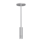 ENTRA 2" 12W Adjustable LED Cylinder, Pendant Mount - Brushed Aluminum