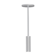 ENTRA 2" 12W Fixed LED Cylinder, Pendant Mount - Brushed Aluminum