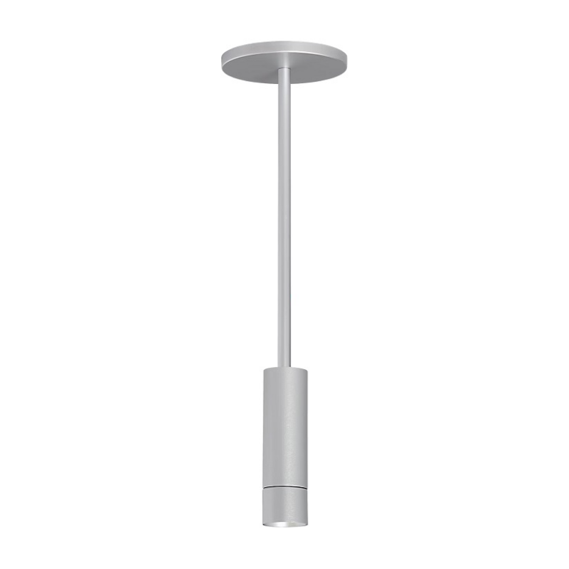 ENTRA 2" 12W Adjustable LED Cylinder, Warm Dim, Pendant Mount - Brushed Aluminum