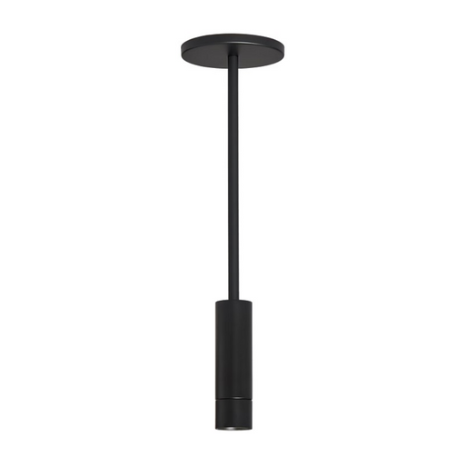 ENTRA 2" 12W Adjustable LED Cylinder, Warm Dim, Pendant Mount - Black