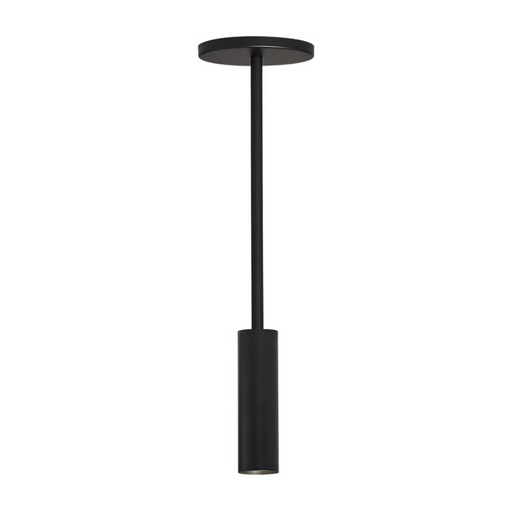 ENTRA 2" 12W Fixed LED Cylinder, Warm Dim, Pendant Mount - Black