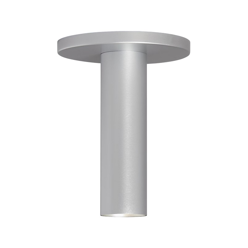 ENTRA 2" 12W Fixed LED Cylinder, Surface Mount - Brushed Aluminum