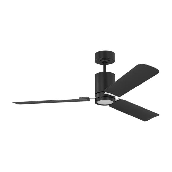 Visual Comfort 3CCSM54 Cleancut Smart 54" Ceiling Fan with LED Light Kit - Midnight Black