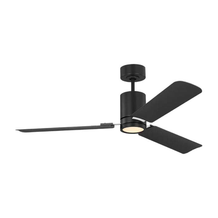 Visual Comfort 3CCSM54 Cleancut Smart 54" Ceiling Fan with LED Light Kit - Midnight Black