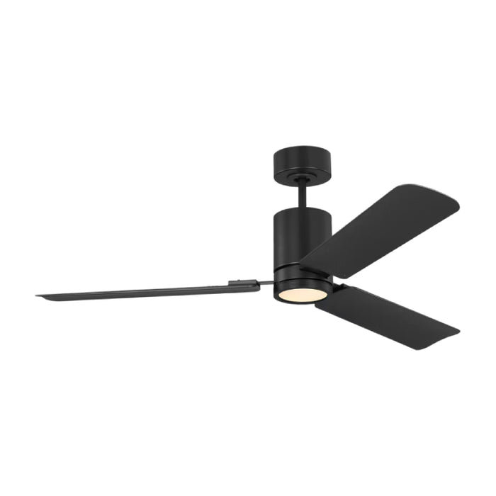 Visual Comfort 3CCSM54 Cleancut Smart 54" Ceiling Fan with LED Light Kit - Midnight Black