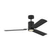 Visual Comfort 3CCSM54 Cleancut Smart 54" Ceiling Fan with LED Light Kit - Midnight Black