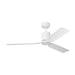 Visual Comfort 3CCSM54 Cleancut Smart 54" Ceiling Fan with LED Light Kit - Matte White