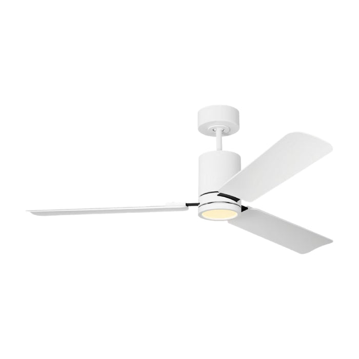 Visual Comfort 3CCSM54 Cleancut Smart 54" Ceiling Fan with LED Light Kit - Matte White